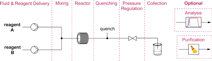 Zones-of-a-standard-two-feed-continuous-flow-setup׼˫һӦ̣.png